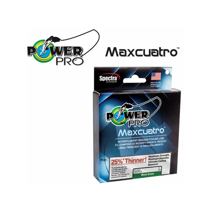 TRESSE POWER PRO MAXCUATRO VERTE 455M