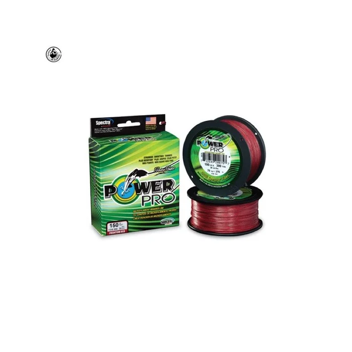 Tresse Power Pro Rouge – Bobine de 455m