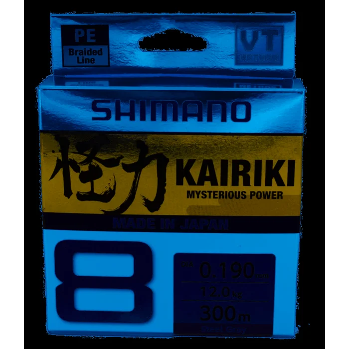 Tresse Shimano Kairiki 8 300m Steel Grey