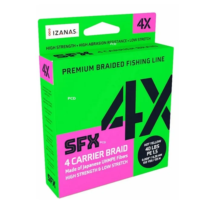 Tresse Sufix SFX 4 Lo Vis Green 275M