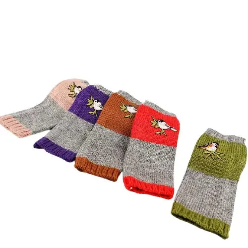 Tricot mitaine femme