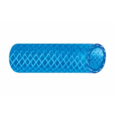 Trident Marine Tuyau d’alimentation en eau froide en PVC renforcé (FDA) 5/8″ – Sans danger pour l’eau potable – Bleu translucide – Vendu au pied