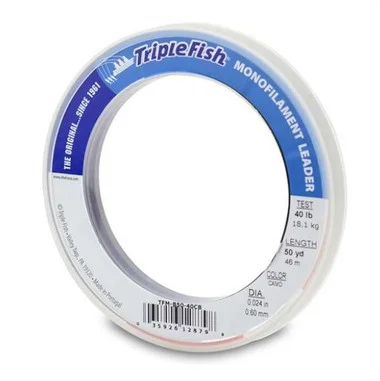 Triple Fish Monofilament Leader – Camo – Bracelet