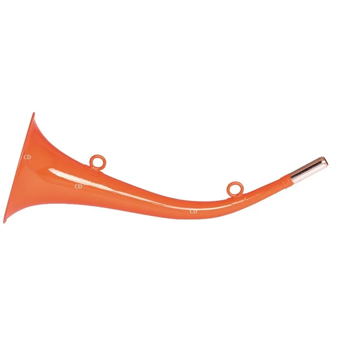 Trompe Ronde Métal Stepland Orange 40cm