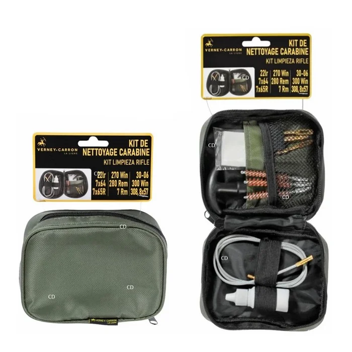 Trousse De Nettoyage Verney Carron Pour Carabine Calibre 17, 22, 7MM, 30-06 Et 300WM