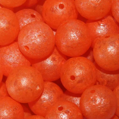Troutbeads – 10mm 15ct – Glowbeadz Orange fluo