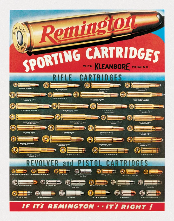 TSN1001 – Affiche Metallique Remington