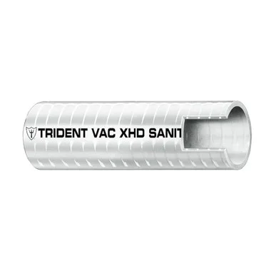 Tuyau d’assainissement Trident Marine 1″ VAC XHD – Hélice en PVC rigide – Blanc – Vendu au pied