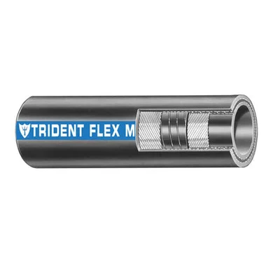 Tuyau d’échappement et d’eau Trident Marine 1-1/4″ Flex Marine Wet – Noir – Vendu au pied
