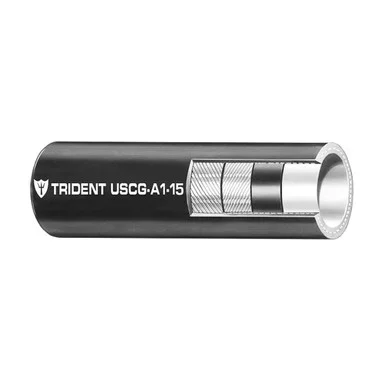 Tuyau de carburant Trident Marine 3/8″ Low Permeation Type A1-15 – Noir – Vendu au pied