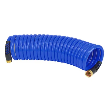 Tuyau spiralé PRO 25′ avec double décompression flexible 1/2″ ID tuyau HP de qualité