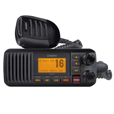 Uniden UM385 Radio VHF à montage fixe – Noir