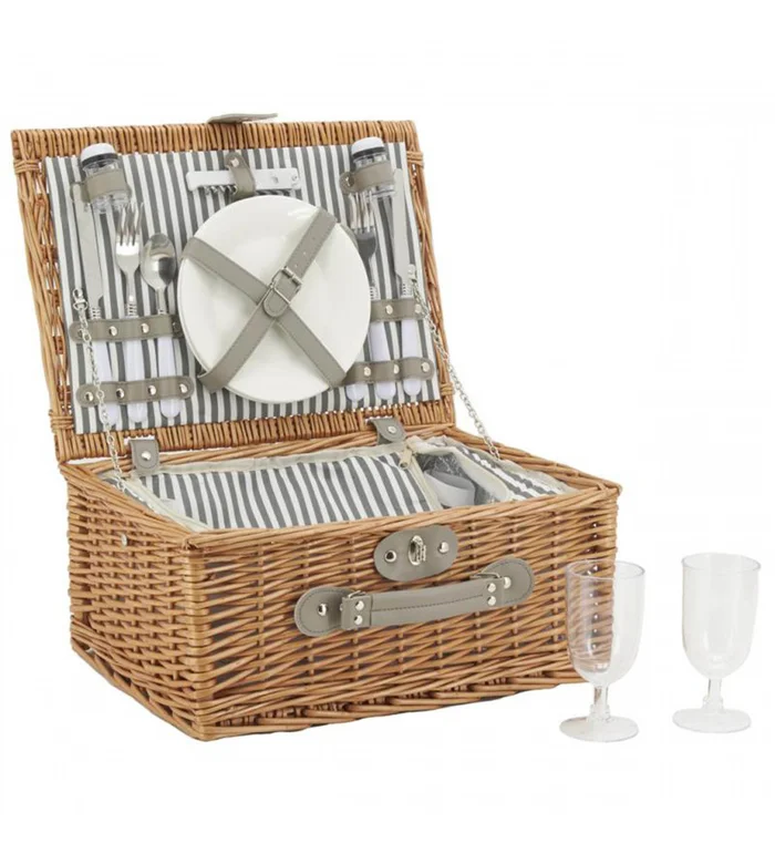 Valise pique-nique isotherme 2 personnes (plastique)