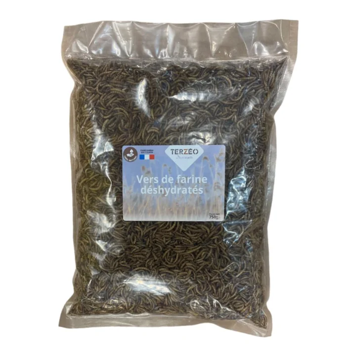 VERS DE FARINE DESHYDRATES 750G