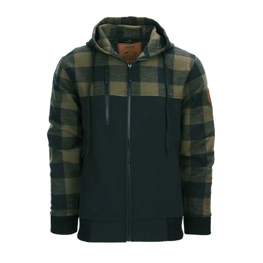 Veste à Capuche Fostex Lumberjack, Noir / Olive