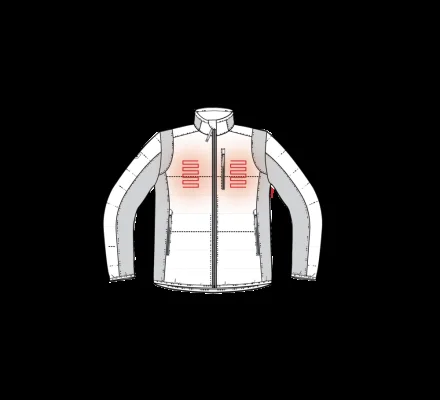 Veste chauffante matelassée HEAT Game bleu Femme DEERHUNTER – Image 3