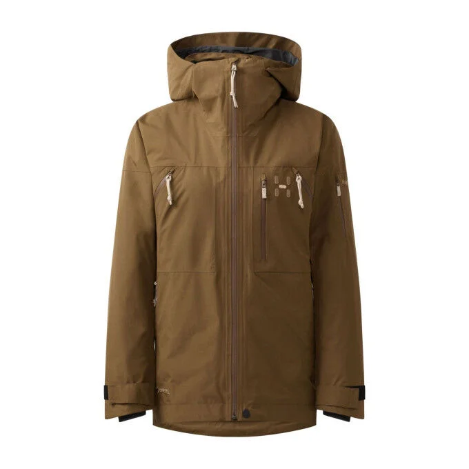Veste de ski Femme Haglofs Latnja GTX – Teak Brown