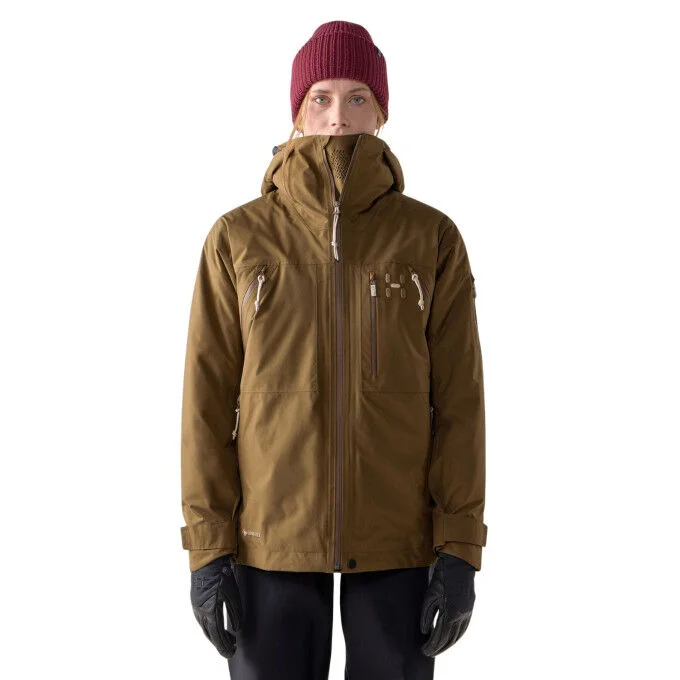 Veste de ski Femme Haglofs Latnja GTX – Teak Brown – Image 4