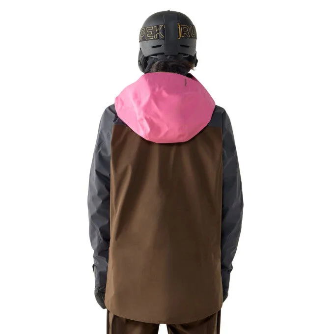 Veste de ski Homme Haglofs Vassi GTX Pro II – Lantana Pink/Woodland Brown – Image 3