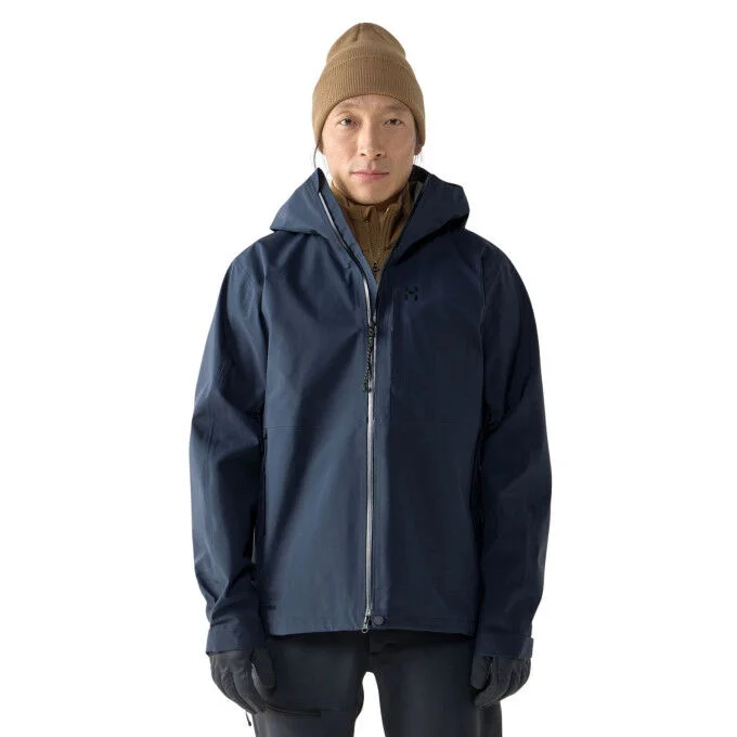 Veste impermeable Homme Haglofs Front Proof II – Tarn Blue – Image 4