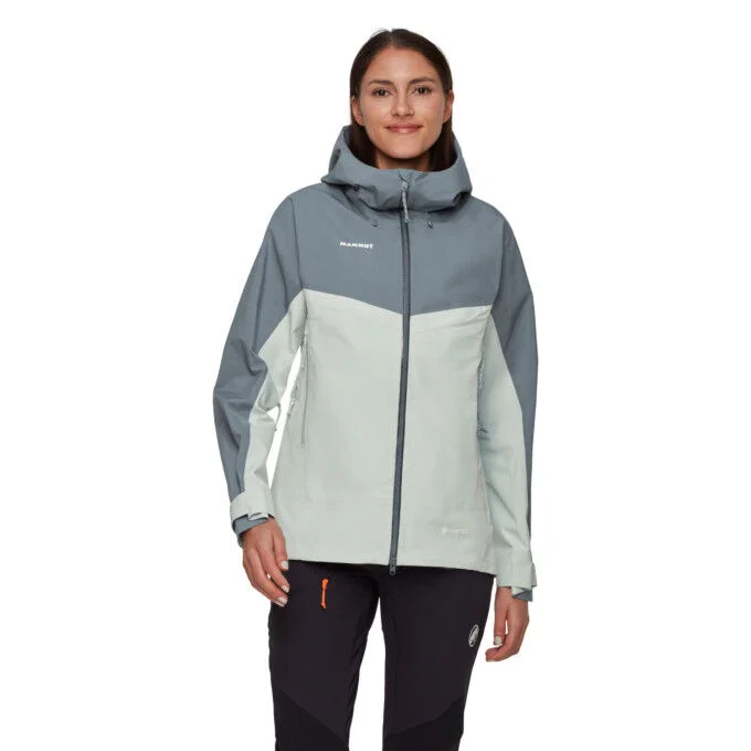 Veste MAMMUT Crater IV HS Hooded Women – Silver Sage-Strata – Image 2