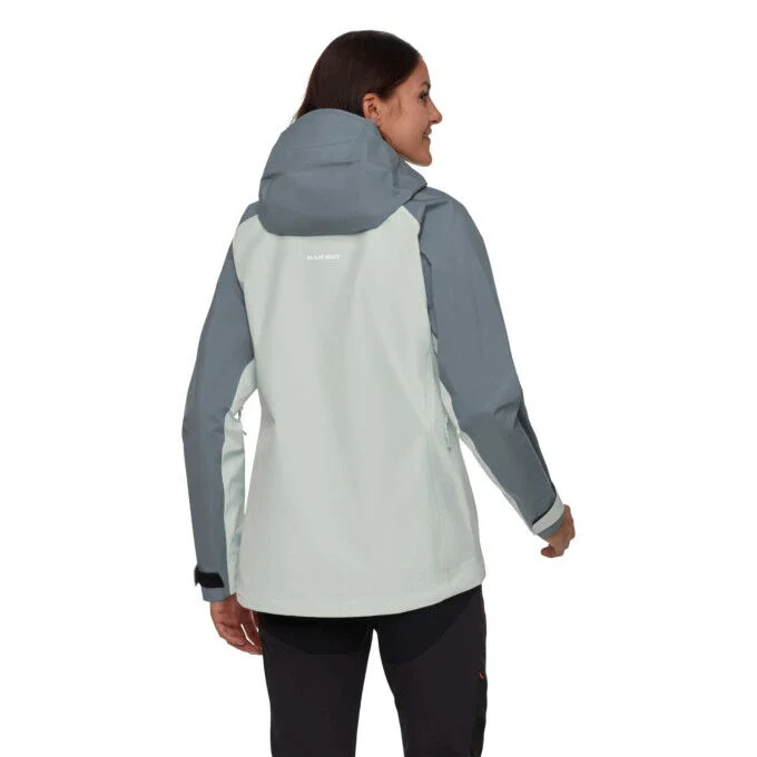 Veste MAMMUT Crater IV HS Hooded Women – Silver Sage-Strata – Image 4