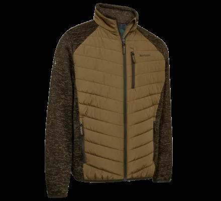 Veste matelassée et tricot Moor butternut DEERHUNTER