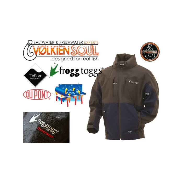 VESTE PILOT GUIDE LINE FROGG TOGGS BLEUE BY VOLKIEN SOUL