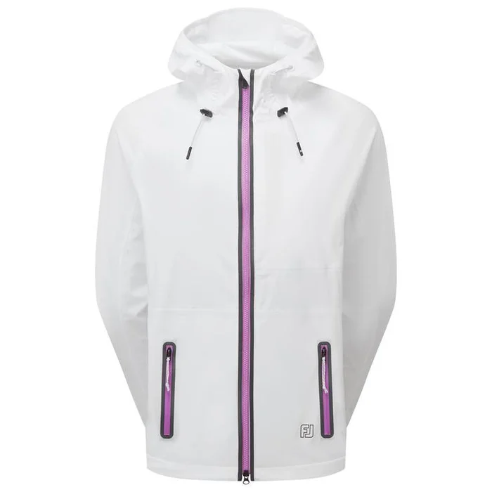 Veste pluie Footjoy Hydroknit Jacket White Black Berry