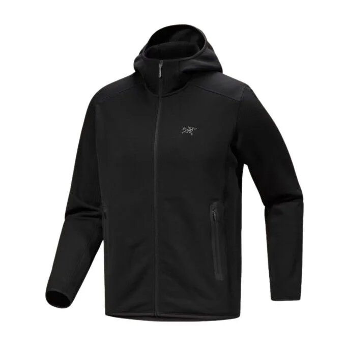 Veste polaire a capuche Homme Arc&rsquo;Teryx Kyanite – Black