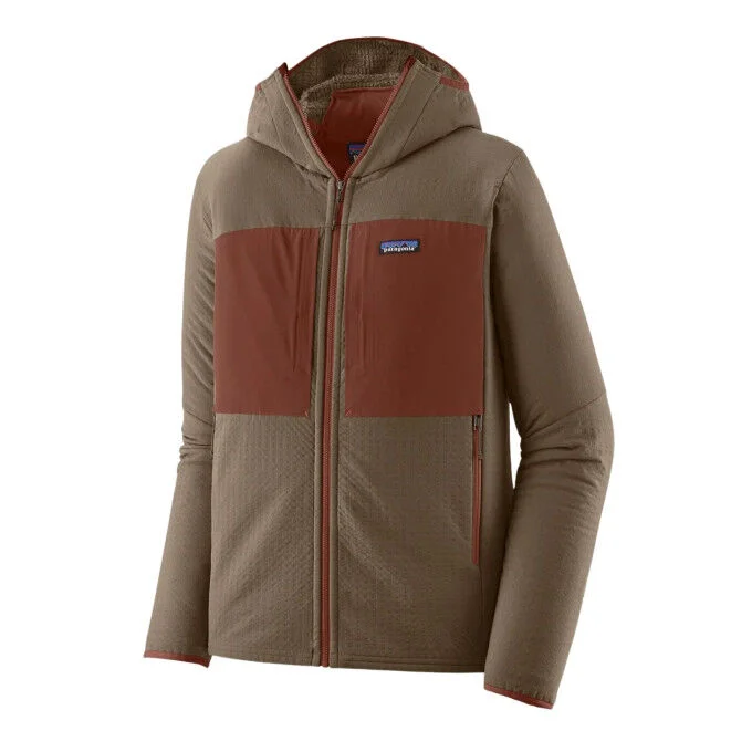 Veste polaire a capuche Homme Patagonia R2 TechFace – Marlow Brown