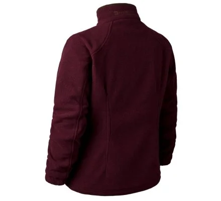 Veste polaire femme bordeaux Lady Josephine DEERHUNTER – Image 2