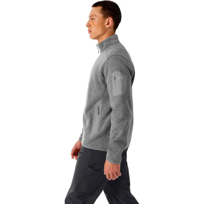 Veste polaire Homme Arc’Teryx Covert Cardigan – Cloud Heather/Void – Image 2