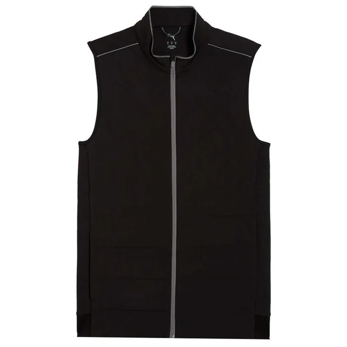Veste Puma Golf Cloudspun Fleece Hybrid Vest Black