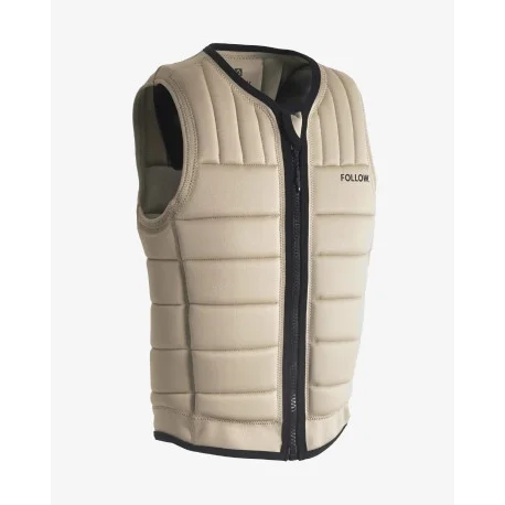 Vestes et Gilets Sports nautiques tractésFollow Total Mens Impact Vest – Sand 2025