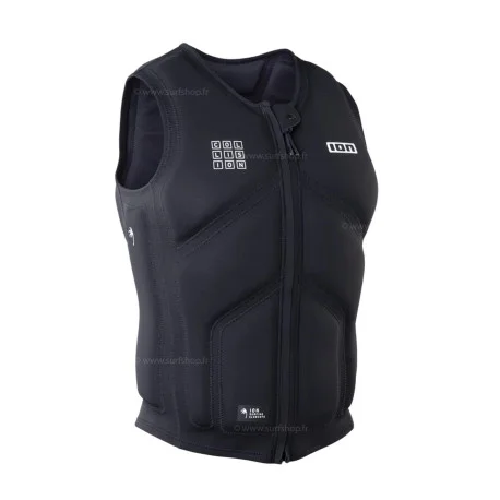 Vestes et Gilets Sports nautiques tractésIon Collision Vest Core FZ – Black 2025