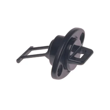 Vis de bouchon de vidange Beckson 1&Prime; avec joint – Noir
