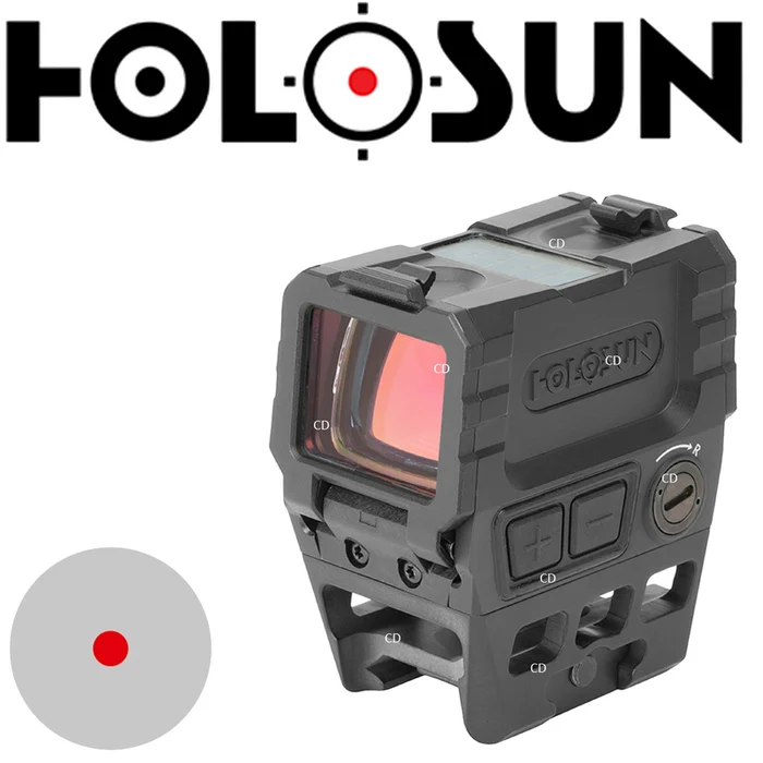 Viseur Point Rouge Holosun HAEMS Panneau Solaire Red