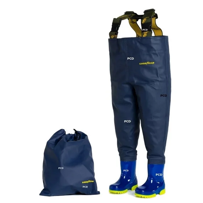 Waders Enfant Kidsplay Bleu Marine Bottes Marin Good Year