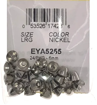 Wapsi Cone Heads – 24 par paquet – Nickel LRG