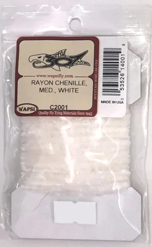 Wapsi Rayon Chenille Medium – Blanc