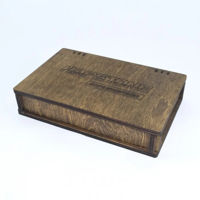 WOODSTONECASE12 – Hapstone Boite rangement 12 pierres