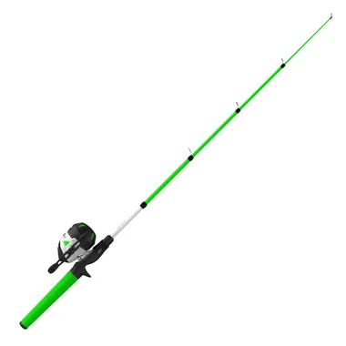 Zebco Roam Combo pliable – Canne de 6′ – Moulinet taille 30 – Vert