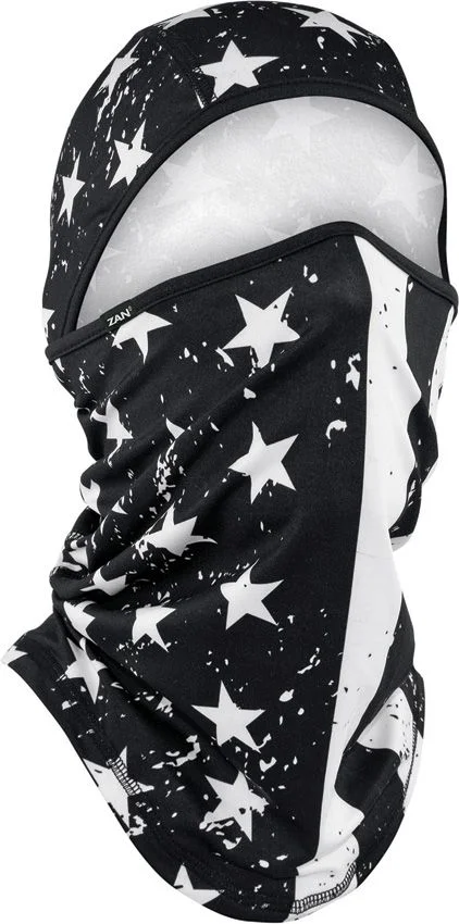 ZHWB4L091 – ZAN HEADGEAR Balaclava Convertible Blk&Wht Flag
