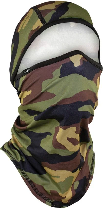 ZHWB4L118 – ZAN HEADGEAR Balaclava Convertible Woodland Camo